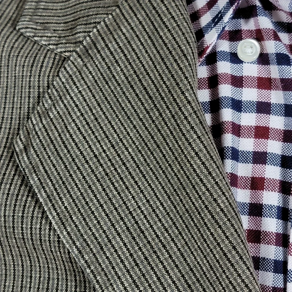 VTG The Territory Ahead Men's Sport Jacket Three Button Brown‎ Cotton Blend Med